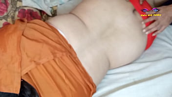 Desi mom and son fucking hard in servant room while daddy was in lawn