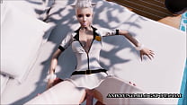 White 3D Police Girl Fucked In Simulation Adult Game!